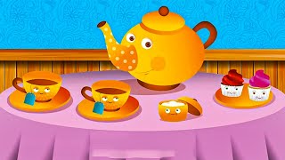 Im A Little Teapot with lyrics  Nursery Rhymes amp Kids songs  Joyous Kiddies [upl. by Alberta]