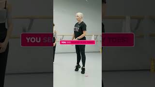 Heres how to execute relevé on pointe ballet balletdancer dance dancer [upl. by Lamaaj]