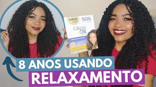 8 ANOS USANDO RELAXAMENTO  Efeito Rebote Cálcio amp Oil Salon Line  Dúvidas [upl. by Lal]