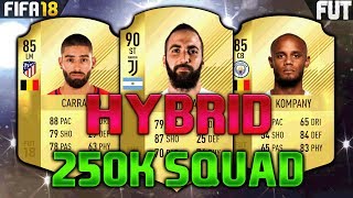 FIFA 18 200K250K Squad Builder feat HIGUAIN CARRASCO KOMPANY [upl. by Auberbach]