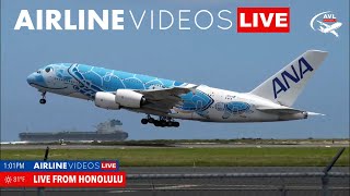 🔴LIVE Exciting HONOLULU HNL Airport Action [upl. by Jevon501]