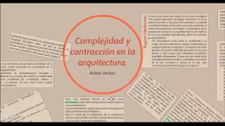 Complejidad y contradicción en la arquitectura Robert Venturi [upl. by Rodnas]