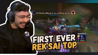 G2 BrokenBlade Makes History with RekSai Top Pick  LEC 2024 [upl. by Atnoed]