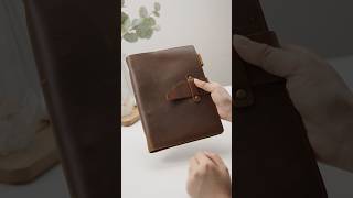 The Nekmit A5 Leather Planner  Simple Sophistication for Work and Life a5planner planner shorts [upl. by Seuqirdor201]