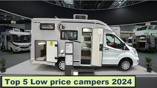 Top 5 Low price campers 2024 [upl. by Oicnecserc135]