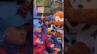 Mascot Teaches a Lesson to Rude Fan with a Beer Splash shorts [upl. by Dorelia]