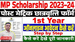 Mp Scholarship Form kaise Bhare 202324  Post Metric Scholarship Online Form Kaise bhare [upl. by Gilder]