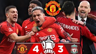 ዩናይትድ ባለቀ ሰዓት Man United 43 Liverpool  bisrat ብስራት mensur abdulkeni ArifSport tribun HD Sport 365 [upl. by Ahtinak244]