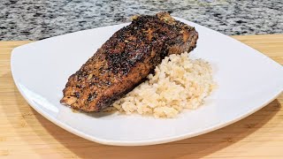 Flavorful Blackened Salmon Recipe  PanSeared [upl. by Dulciana]