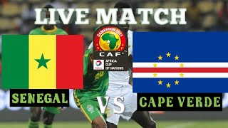 SENEGAL VS CAPE VERDE  AFCON 2022 LIVE MATCH  CAFTV  SENEGAL CAPEVERDESENVSCAV [upl. by Aivato]