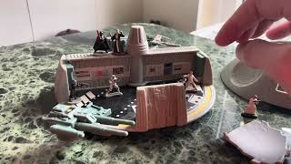 Star Wars Micro Machines Death Star Playset Galoob [upl. by Edora]