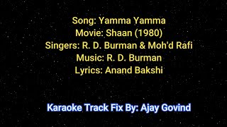 Yamma Yamma Low Scale Karaoke [upl. by Aidnis]