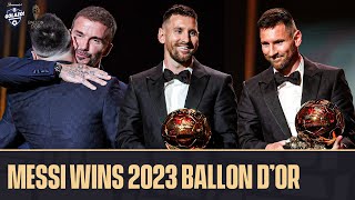 LIONEL MESSI WINS HIS 8TH BALLON D’OR 🐐  CBS Sports Golazo [upl. by Sungam]