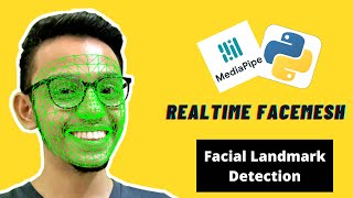 Facial Landmark Detection  OpenCV  Python  Mediapipe [upl. by Henryson78]