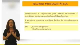 Português para concursos públicos  Interpretação Texto  Recursos Morfossintáticos [upl. by Ephrayim]