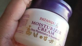 patanjali moisturizer cream  for deep mojsturization amp nourishment [upl. by Elockin]