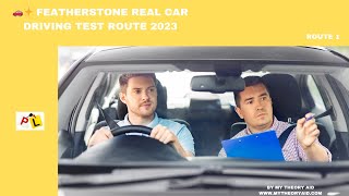 Featherstone real car driving test route Boost your chances of passing your test [upl. by Litnahs]