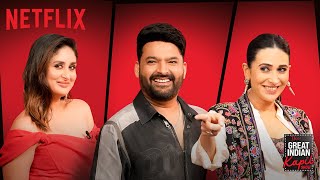 Iconic duo  Karishma Kapoor Kareena Kapoor Khan  The Great Indian Kapil Show  Netflix [upl. by Nicodemus]