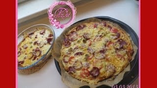 03032013 Pizza Hamuru Tarifi  Azide Hobi  Pirasa Salatasi [upl. by Eiuqcaj]