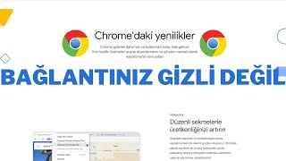 Google Chrome Bağlantınız Gizli Değil Hatası  Google Chrome Bağlantınız Güvenli Değil Hatası [upl. by Fonseca]