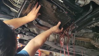 MercedesBenz 7229 7G Transmission replace filter replace solenoids conductor plate location [upl. by Pittman722]