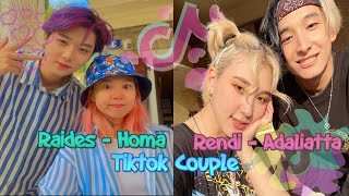 Tiktok Couples Rendipopping And Adaliatta VS Raides And Homa 1 Tiktok Lovely Moments [upl. by Georgianna]