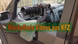 Wackelfreie TierVideos aus dem Autofenster  DIY Autofensterstativ [upl. by Attener]