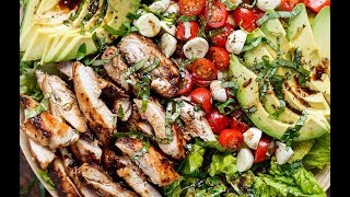 Chicken Avocado Caprese Salad [upl. by Sternberg603]