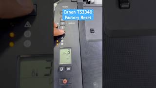 Canon TS3340 Factory Reset All Settings printerbilalsworkshop [upl. by Declan]