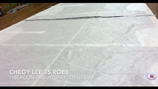 New Cheoy Lee 35 Robb  Mainsail  Contender Sailcloth Fibrecon Pro with Dyneema [upl. by Anivid]