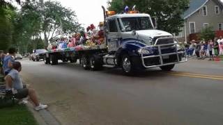 Franklin Grove Illinois Summer Harvest Festival Parade 2017 [upl. by Darice]