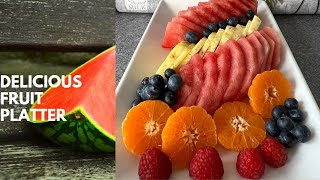 HOW TO ARRANGE A FRUIT PLATTER LIKE A PRO [upl. by Anewor409]