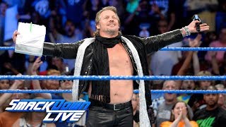 AJ Styles and a returning Chris Jericho confront Kevin Owens SmackDown LIVE July 25 2017 [upl. by Perkin]