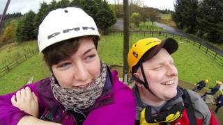 Swinging like a King at the Calvert Trust Kielder [upl. by Arihsay285]