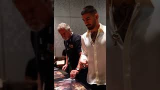 ILIA FIRMANDO POSTERS DE LA CARTELERA DEL UFC 308 iliatopuria ufc308 🎥via ufcespanol [upl. by Adnylam]