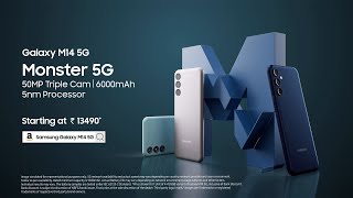 Introducing the Galaxy M14 5G  Monster 5G  Samsung [upl. by Waynant]