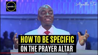 HOW TO BE SPECIFIC ON THE ALTAR OF PRAYER  Bishop David Oyedepo [upl. by Einnaej801]