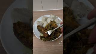 Cocoyam With Grill Red Bream Fish my favourite iwhatrecipes [upl. by Naharba337]