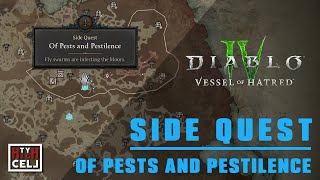 Of Pests and Pestilence side quest  DIABLO IV [upl. by Aerdnaed]