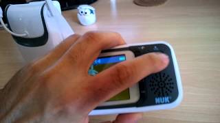 NUK Babyphone Eco Control plus Video im Test deutsch [upl. by Ginsburg]