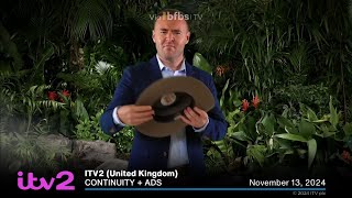 ITV2 UK continuity  ads  November 13 2024 [upl. by Navap575]