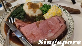 Lawrys The Prime Rib Singapore FULL EXPERIENCE 4K  August 2022 [upl. by Morrissey328]