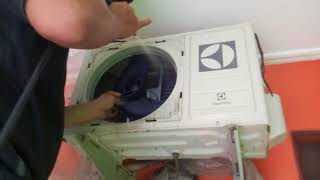 How to Clean Condenser easily  Clean An AC Condenser Coil  Cara Membersihkan AC [upl. by Akeryt]