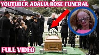 YouTuber Adalia Rose Funeral Full Video  Adalia Rose Passed Away  Adalia Rose death [upl. by Annadiana945]