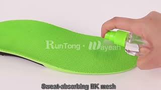 Plantar Fasciitis Orthotic Insoles Arch Support PU Insoles [upl. by Deraj634]