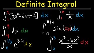 Definite Integral Calculus Examples Integration  Basic Introduction Practice Problems [upl. by Enovahs]