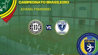 CBI Juvenil Feminino  4ª FINAIS  CE SUZANO COSTARJ X LHHGUSCHRS [upl. by Isyed]