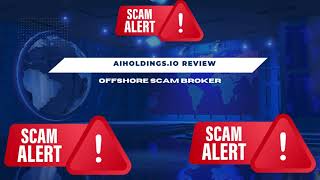 Aiholdingsio Review  Confirmed Scammer [upl. by Nahgeam]