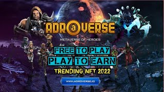 Earn real money from Adroverse Battle Arena ABA with metaverse hero  Review [upl. by Yelsha37]