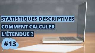 Comment calculer létendue  paramètres de la dispersion  statistiques S1 [upl. by Junina555]